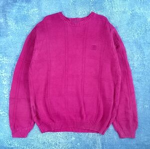 VINTAGE 90 IZOD RED EMBROIDERED Crewneck Sweater unisex
